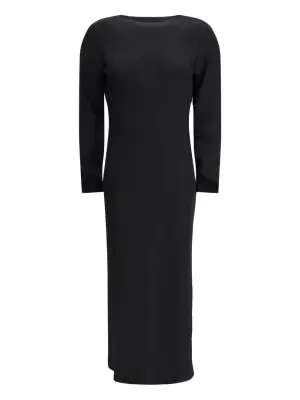 Платье миди с длинными рукавами