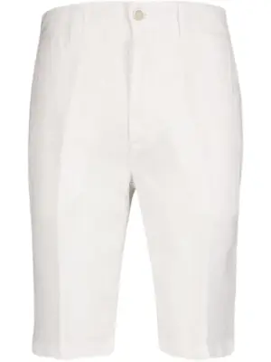 Льняные шорты-бермуды