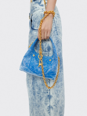 Джинсовые ковбойские брюки