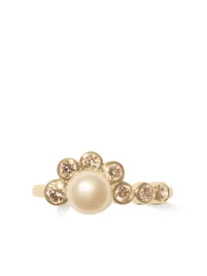 Кольцо Martha из желтого золота с жемчугом