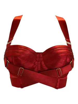 Бюстгальтер со вставками