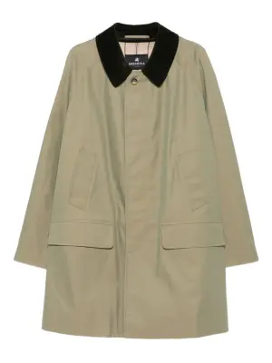 Пальто с бархатным воротником