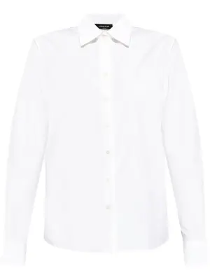 Декорированная рубашка с длинными рукавами