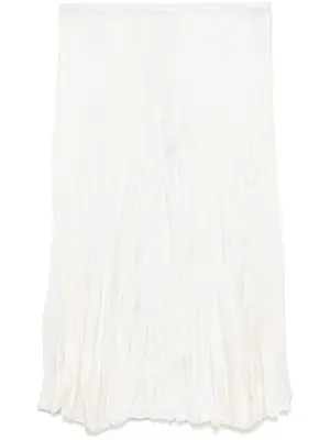 Атласная юбка миди