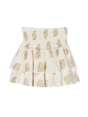 Юбка с цветочным принтом