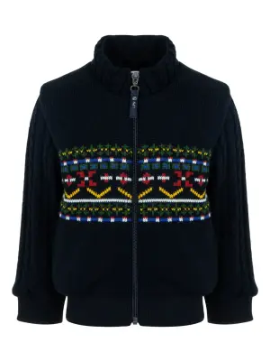 шерстяная куртка с вышивкой