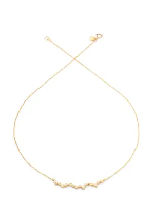 18kt yellow gold diamond necklace