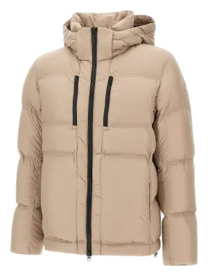 Пуховик с капюшоном