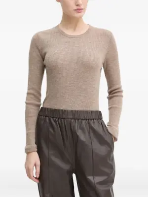 Вязаный шерстяной топ