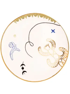 Круглая тарелка Vesna