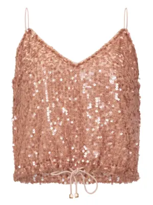 Топ Iris с кулиской и пайетками