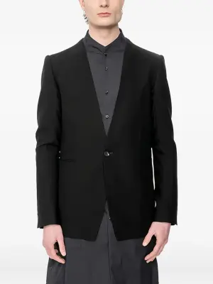 Однобортный пиджак из смесовой шерсти