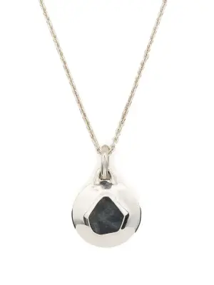 Колье Disk с сапфиром