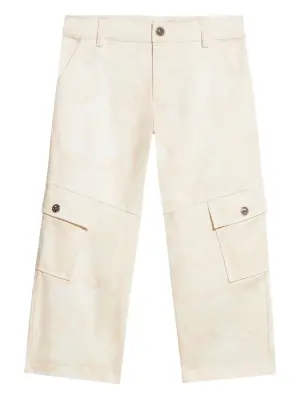 Брюки карго с узором