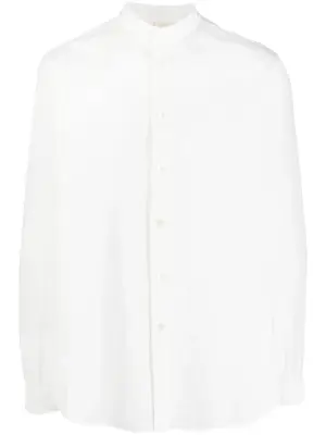 Рубашка с воротником-стойкой