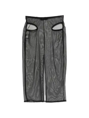 Миди-юбка с вырезами