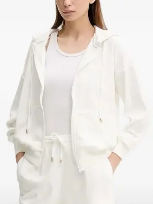 Топ на молнии с капюшоном