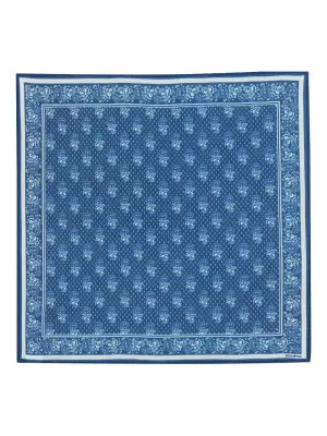 Шарф с цветочным принтом