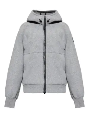 Шерстяная куртка с капюшоном