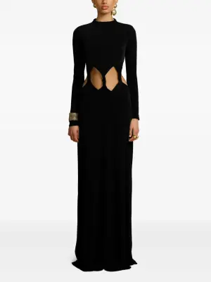 Платье макси Gisella с вырезами