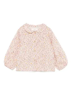 Блузка с цветочным принтом