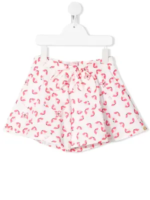 шорты с цветочным принтом