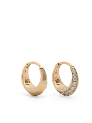 Серьги Crescent из желтого золота