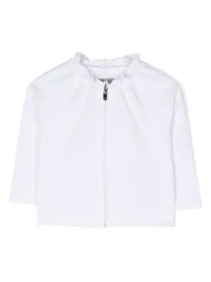 Куртка на молнии с оборками