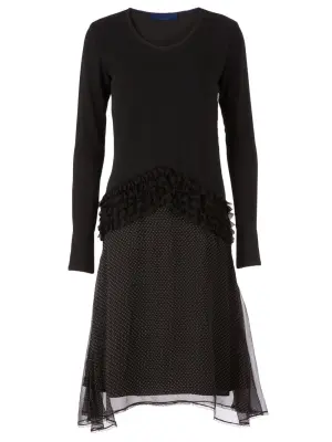 Платье с гофрированной талией