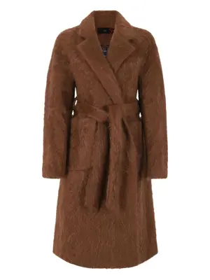 Кашемировое пальто с поясом