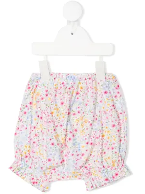 шорты с цветочным принтом