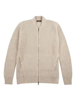 Кардиган в рубчик
