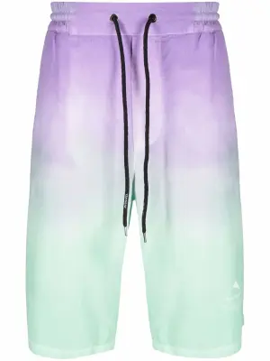 Шорты с эффектом омбре