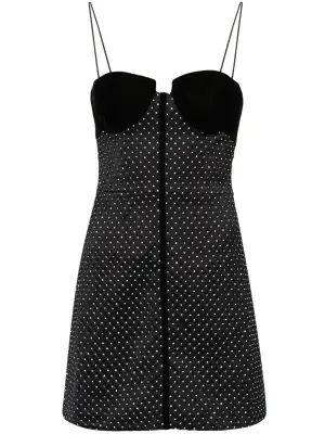 Атласное платье Eclipse с кристаллами