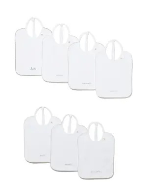 Комплект из семи нагрудников с вышивкой