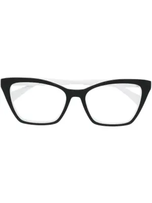 Очки в оправе 'кошачий глаз'