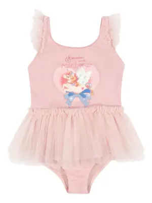 купальник с оборками