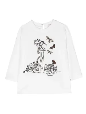 Туника с вышивкой Pink Panther