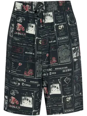 Шорты с принтом