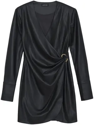 Короткое платье Joey из искусственной кожи