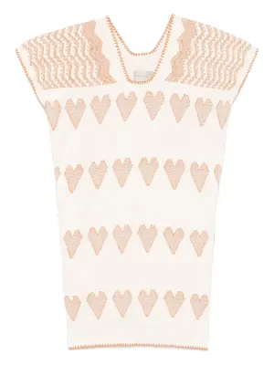 платье мини с узором