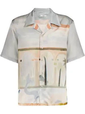 Рубашка с абстрактным узором