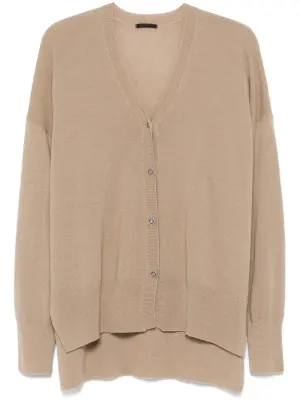 Кардиган тонкой вязки