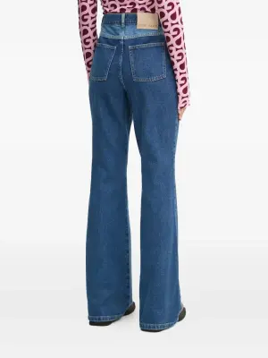 Джинсы в двух тонах