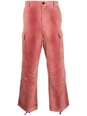 Брюки карго с эффектом потертости