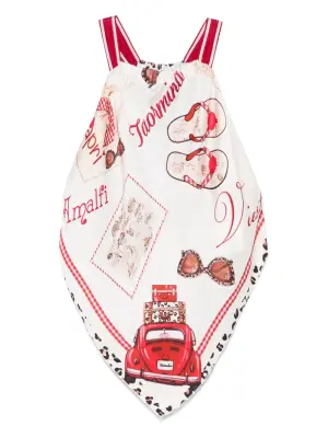 Топ с принтом