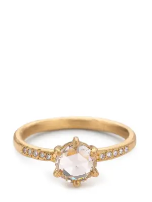 18kt yellow gold Désirée diamond ring