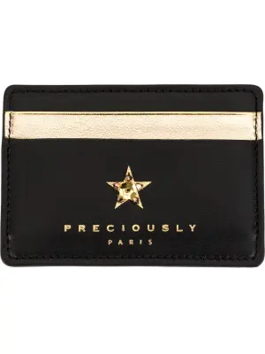 star embellished cardholder