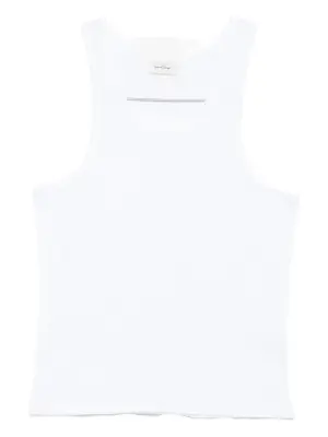 Топ из хлопка в рубчик