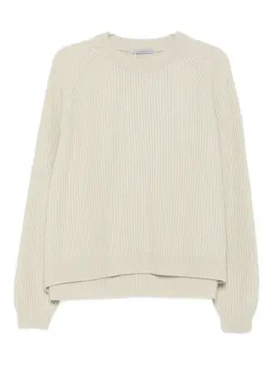 Пуловер с круглым вырезом